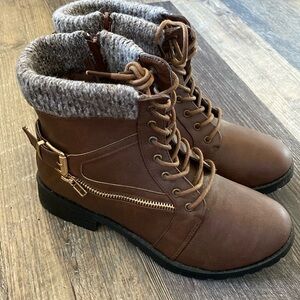 Cozy Brown Ankle Boots